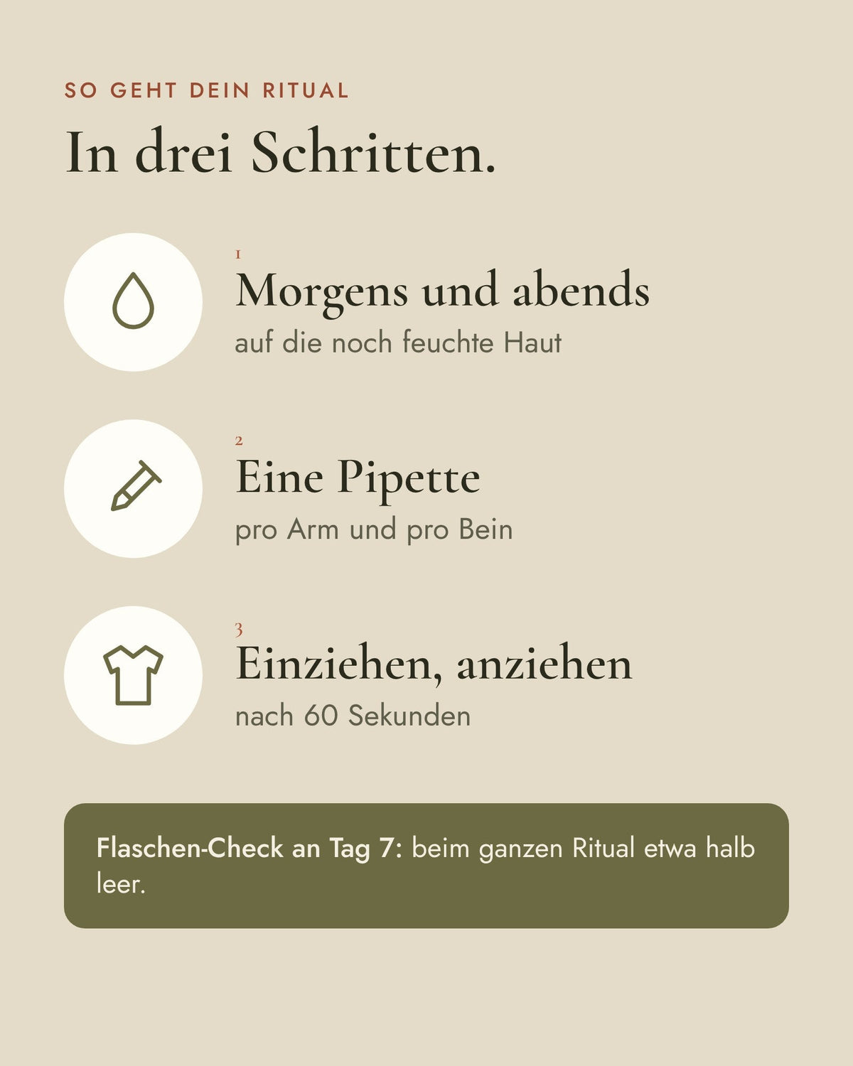 So geht dein Ritual in drei Schritten